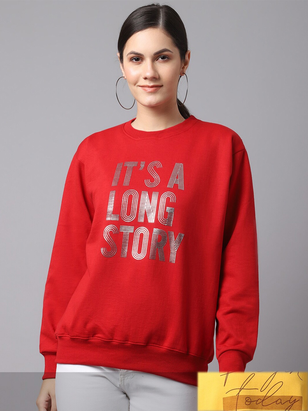 

VIMAL JONNEY Set of 2 Women Printed Sweatshirt, Multi