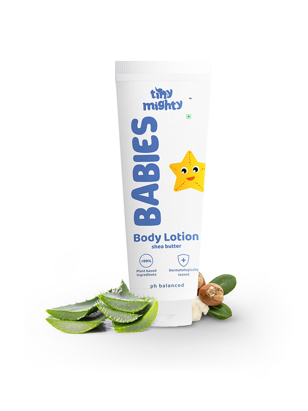 

tiny mighty Kids Babies Shea Butter Body Lotion, White