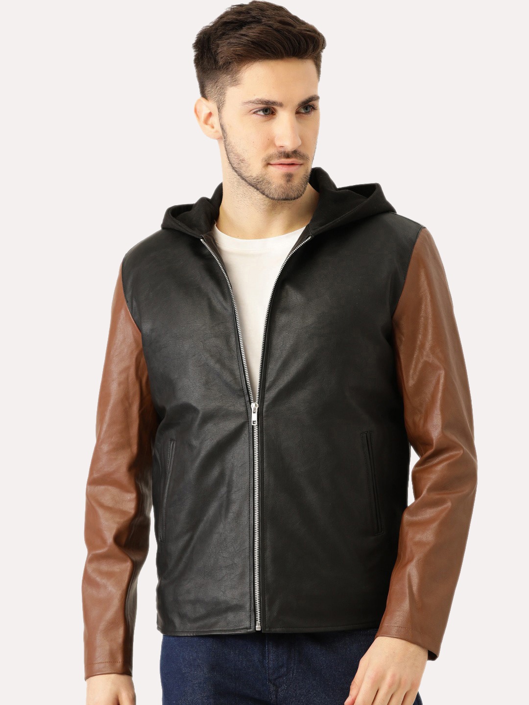 

Leather Retail Men Black Outdoor Biker Jacket