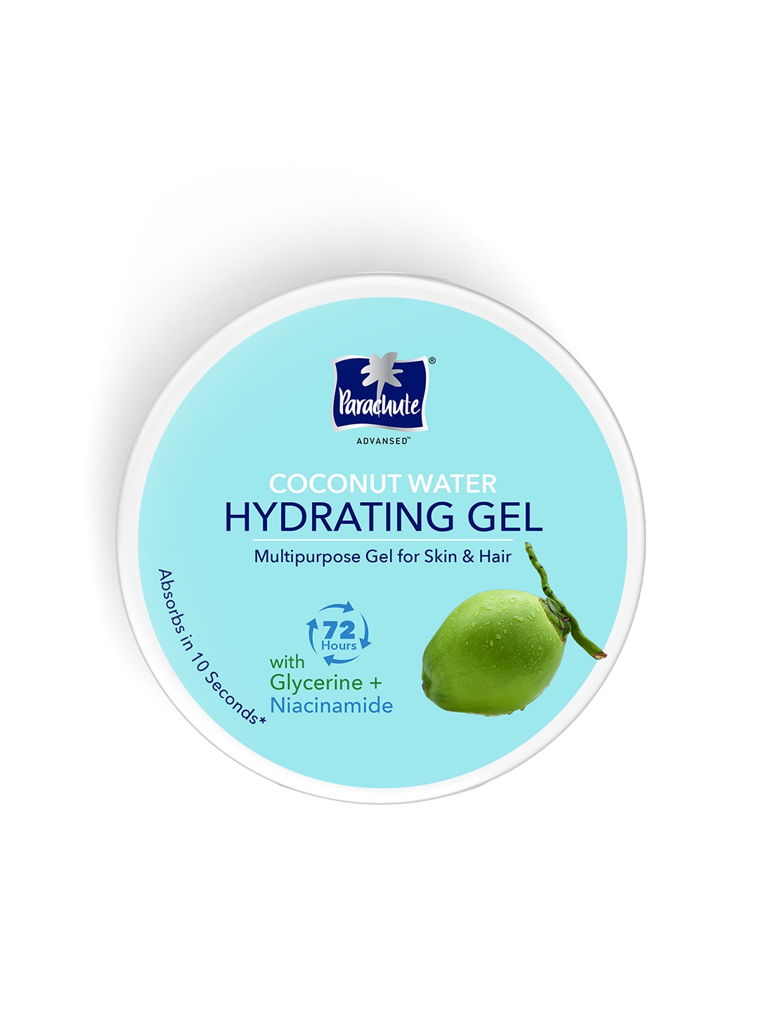 

Parachute Advansed Coconut Water Hydrating Multipurpose Gel for Skin & Hair - 200ml, Blue