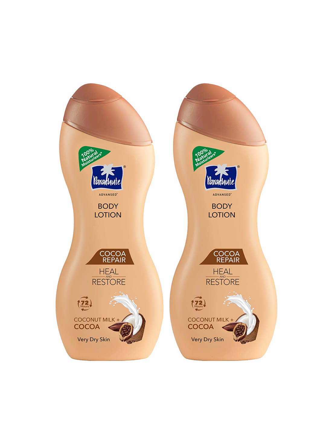 

Parachute Advansed Set of 2 Cocoa Repair Body Lotion With Coconut Milk & Cocoa- 250ml Each, Brown
