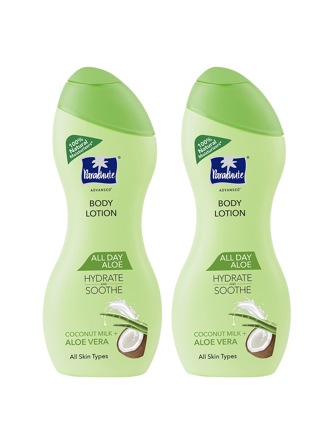 

Parachute Advansed Set Of 2 All Day Aloe Hydrate & Soothe Body Lotion - 250ml Each, Green