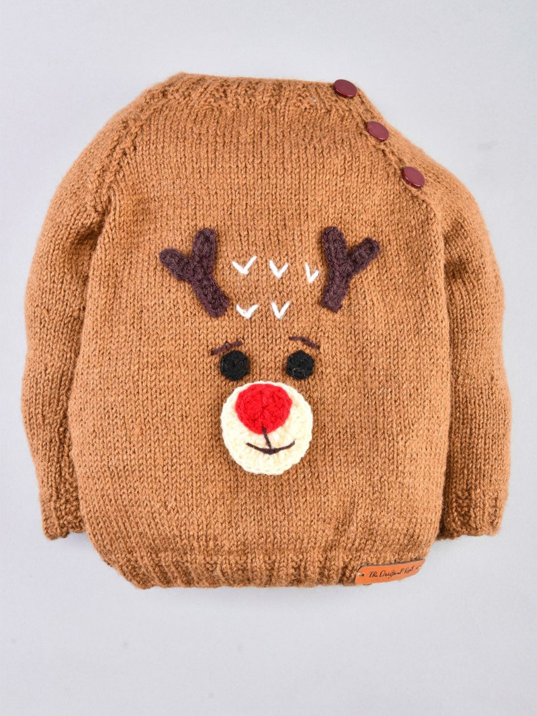 

The Original Knit Kids Brown Cable Knit Pullover