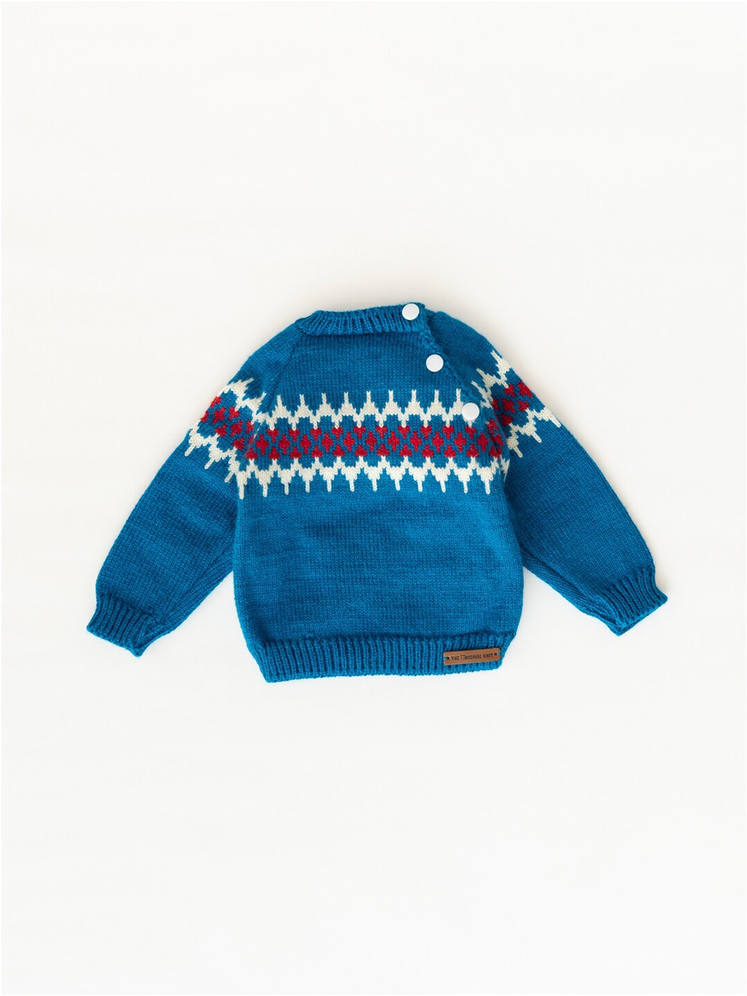

The Original Knit Unisex Kids Blue & White Pullover
