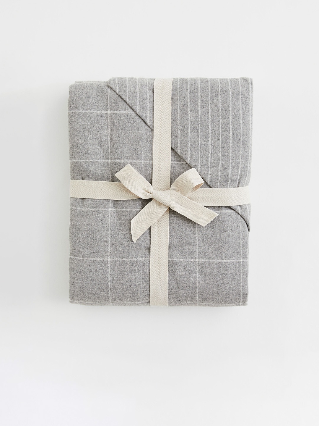 

H&M Printed Pure Cotton Single Duvet Cover, Grey