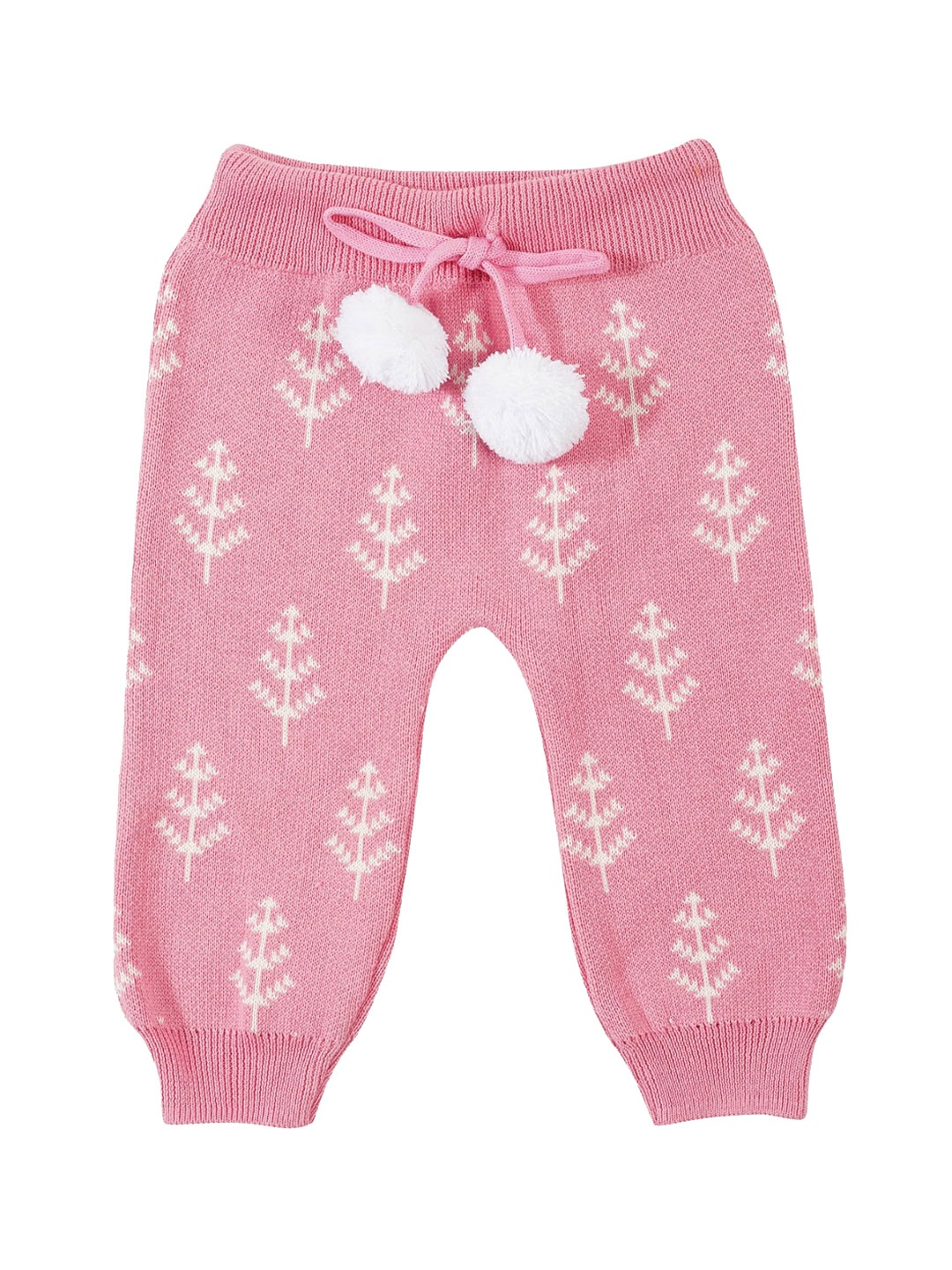 

Greendeer Kids Pink Cotton Leggings