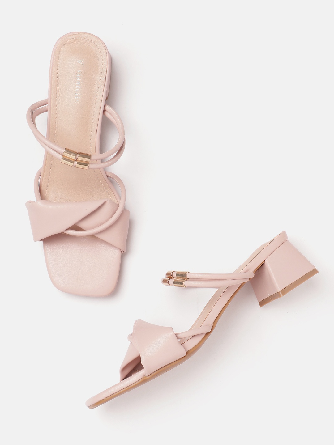 

Van Heusen Woman Block Heels, Nude