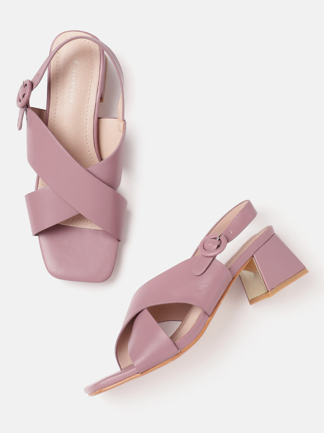 

Van Heusen Woman Block Heels, Mauve