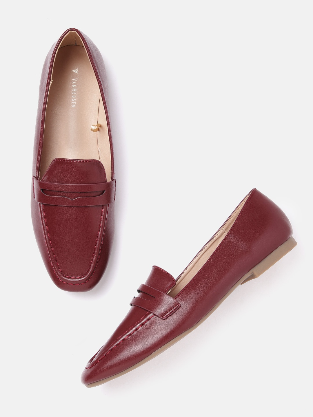 

Van Heusen Woman Penny Loafers, Maroon