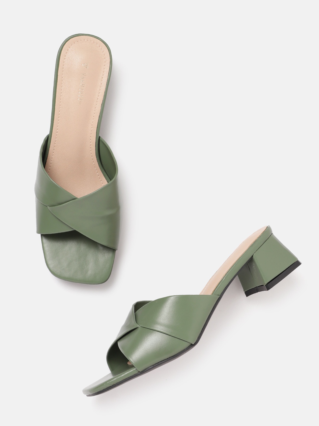 

Van Heusen Woman Block Heels, Green