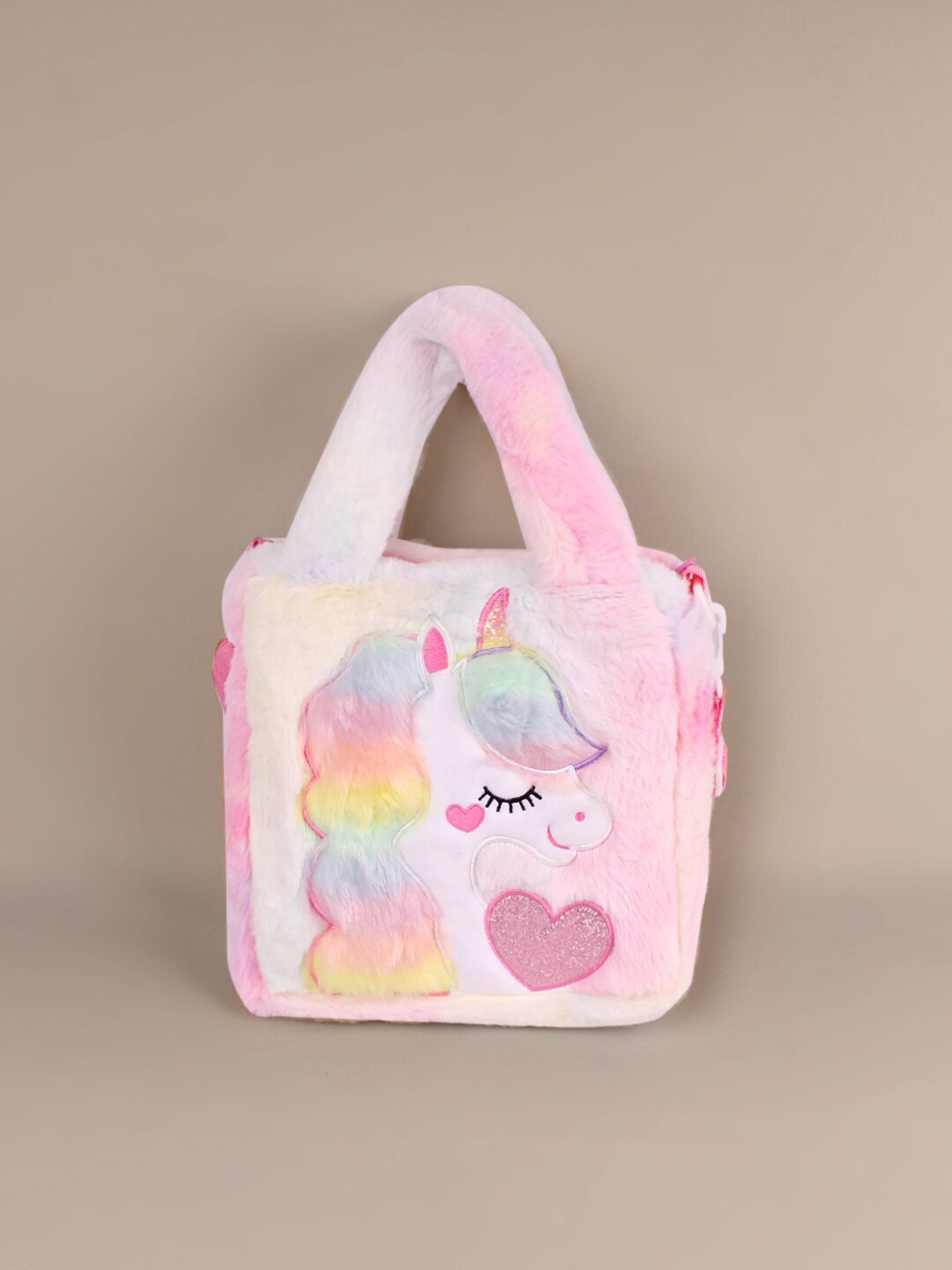 

DukieKooky Pink Printed Structured Shoulder Bag