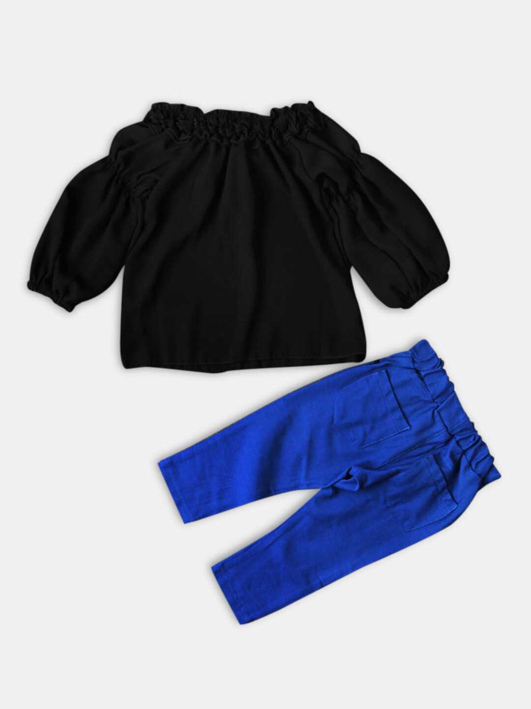 

Hopscotch Girls Black & Blue Top with Trousers