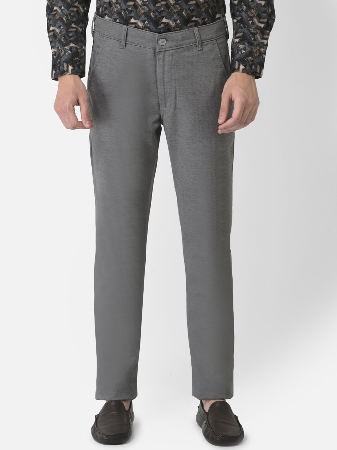 

Crimsoune Club Men Grey Urban Slim Fit Trousers