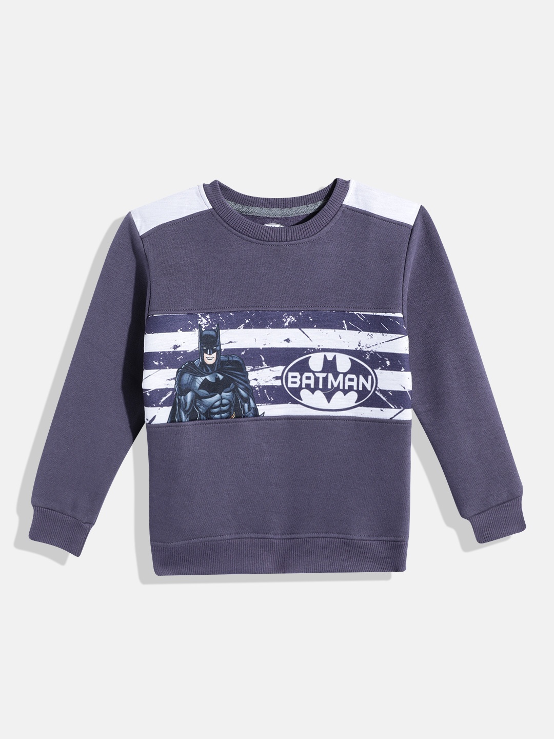 

Eteenz Boys Batman Printed Sweatshirt, Charcoal