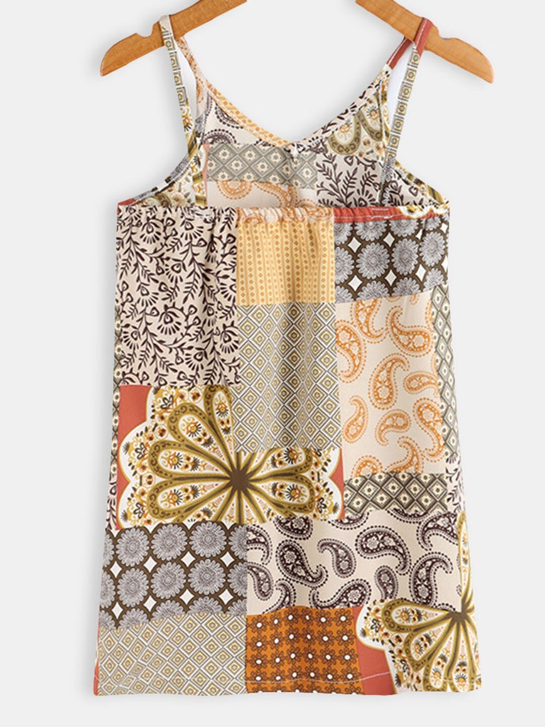 

Hopscotch Multicoloured Ethnic Motifs Midi Dress, Multi