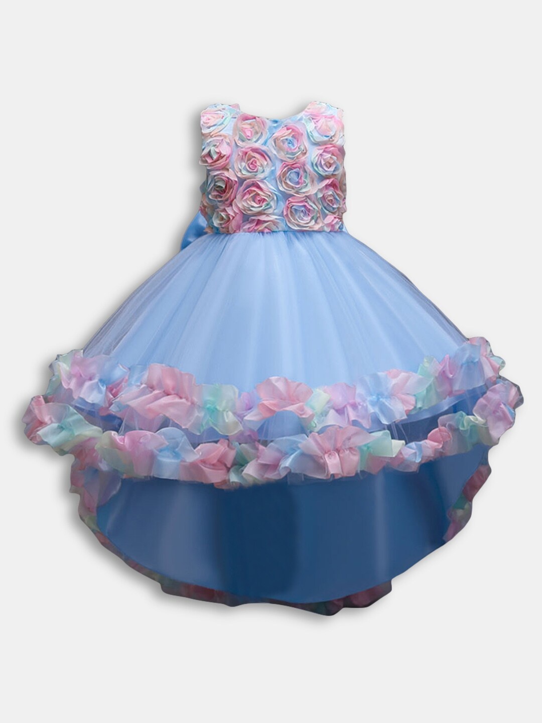 

Hopscotch Blue Floral Maxi Dress