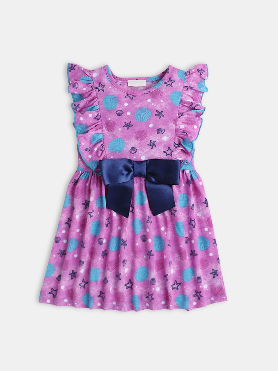 

Hopscotch Girls Pink Fit & Flare Dress, Violet