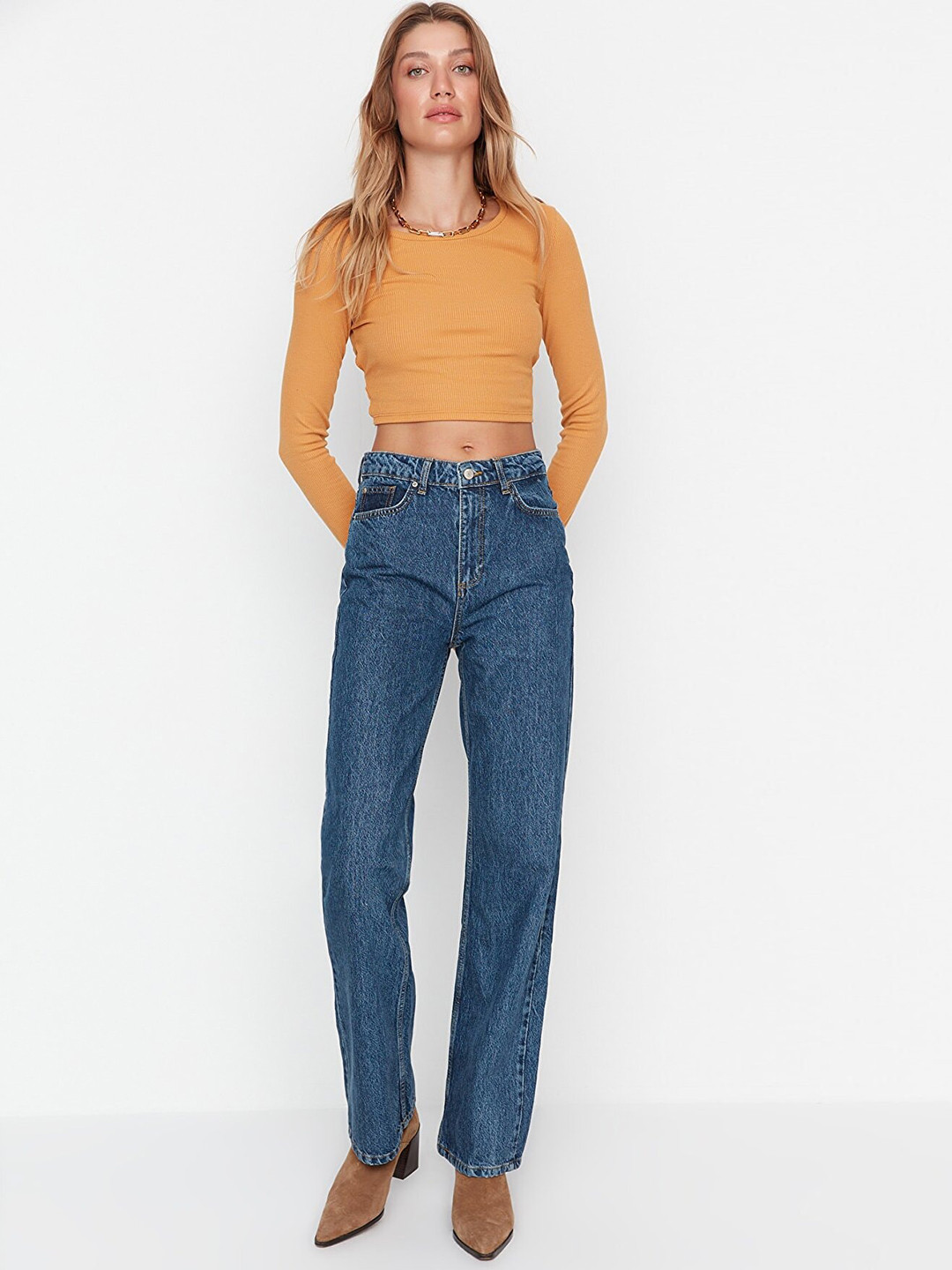 

Trendyol Women Blue Light Fade Jeans