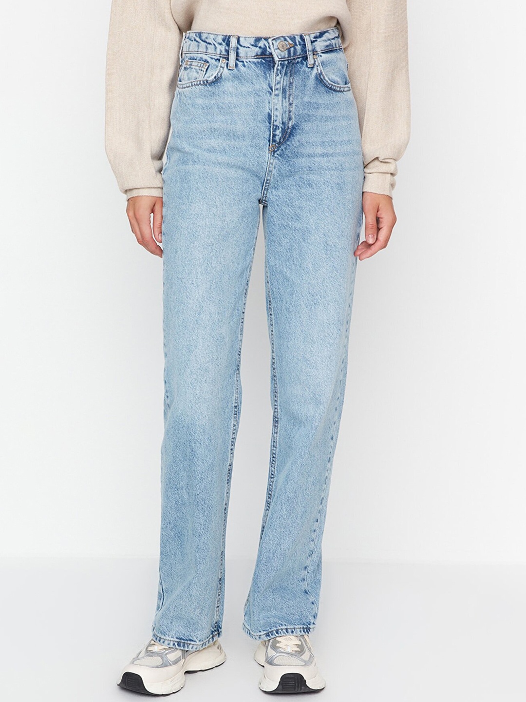 

Trendyol Women Blue Cotton Jeans