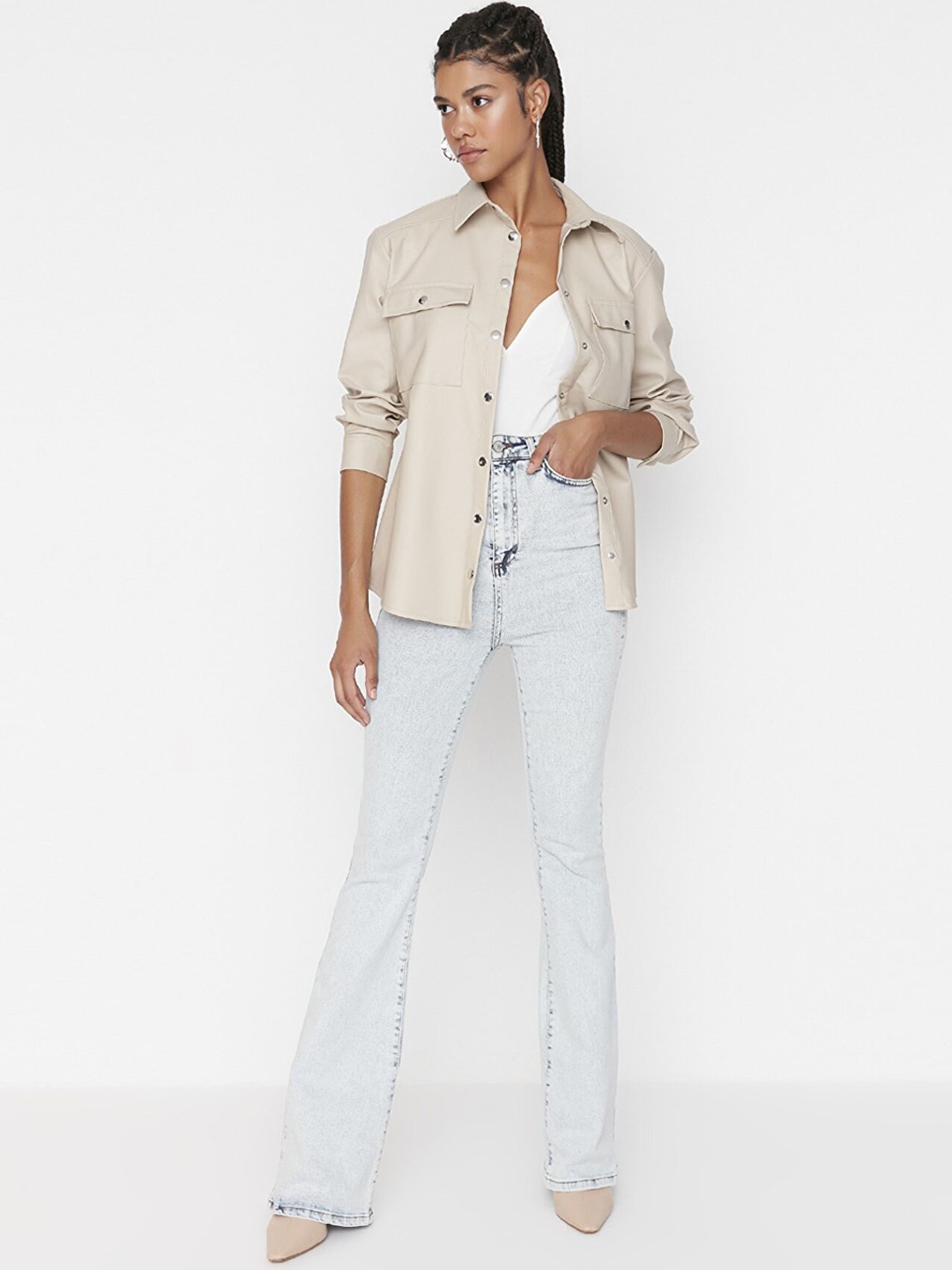 

Trendyol Women Blue Bootcut Jeans