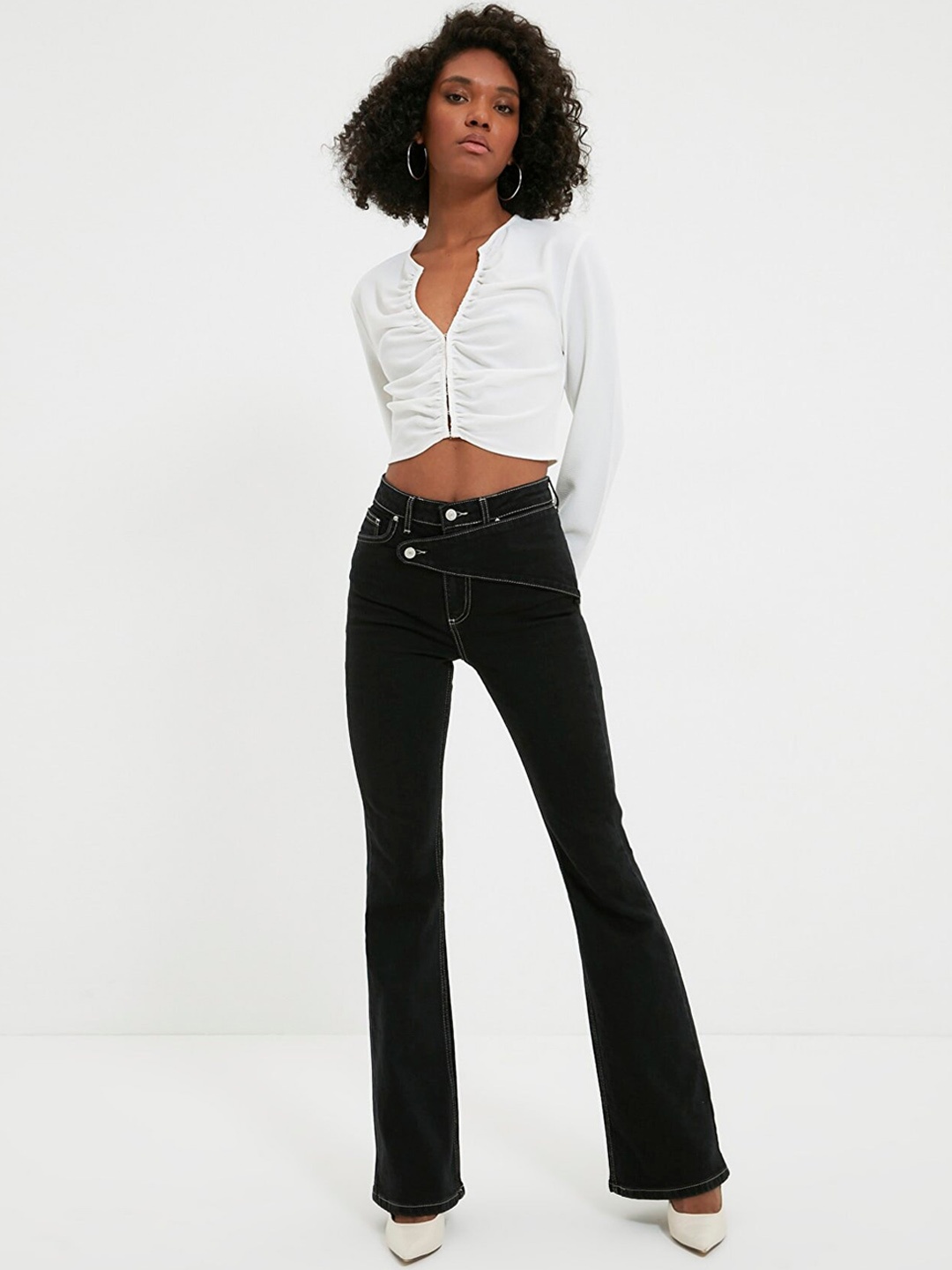 

Trendyol Women Black Cotton Jeans