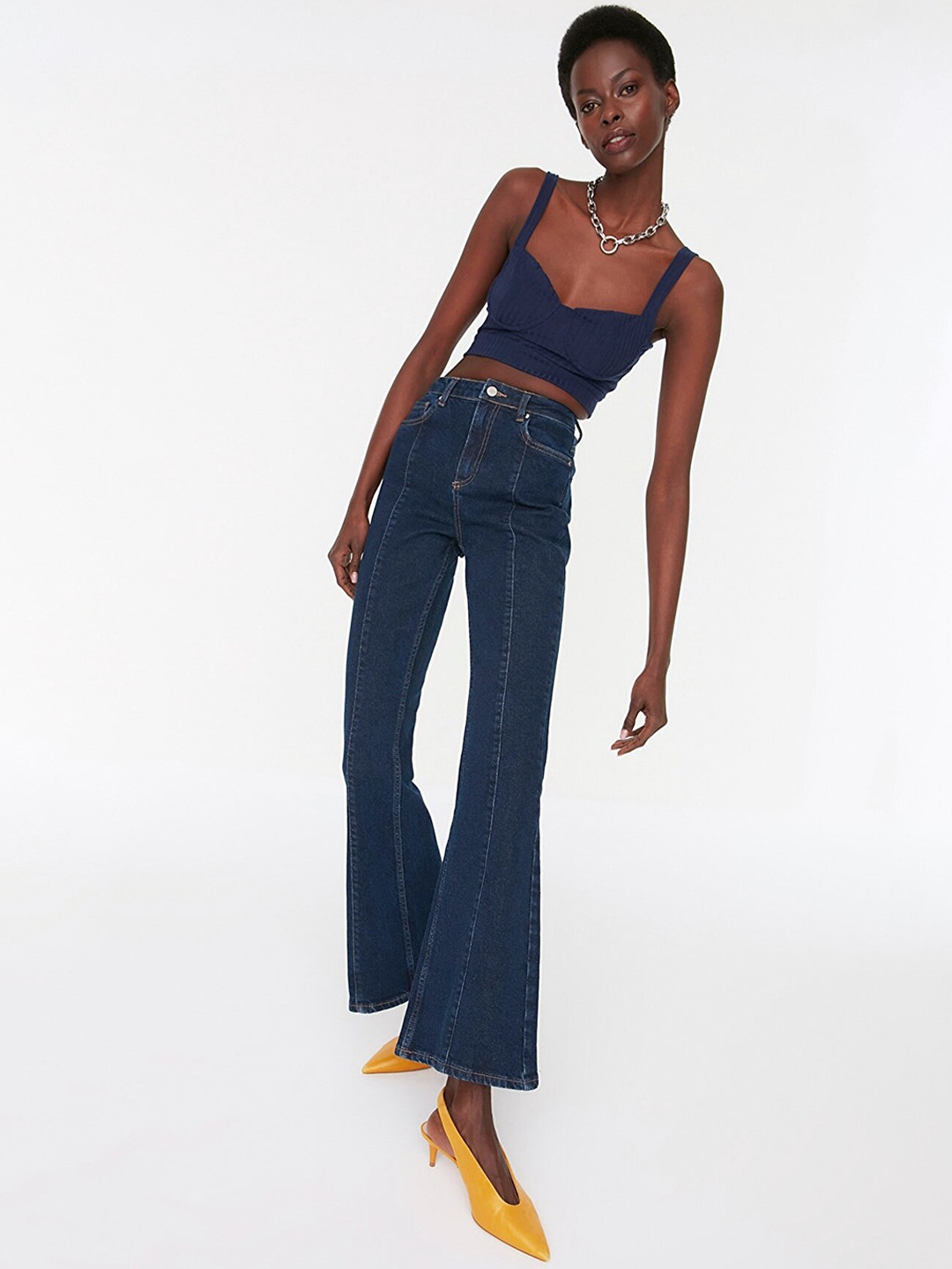

Trendyol Women Navy Blue Jeans