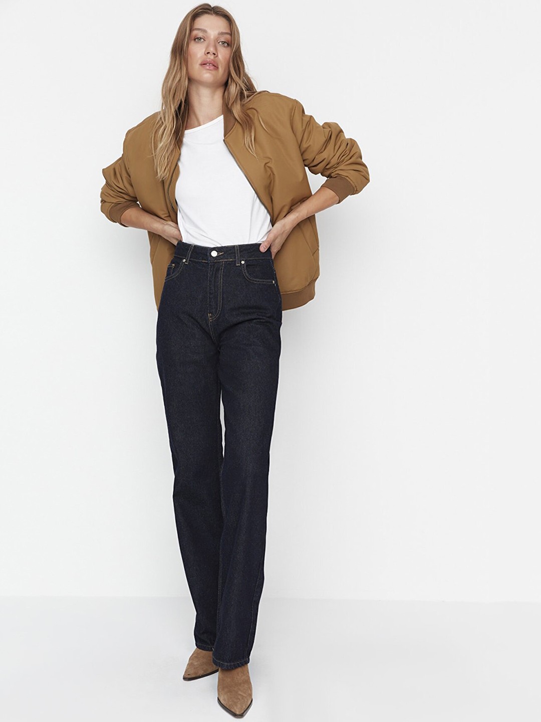 

Trendyol Women Blue Cotton Jeans