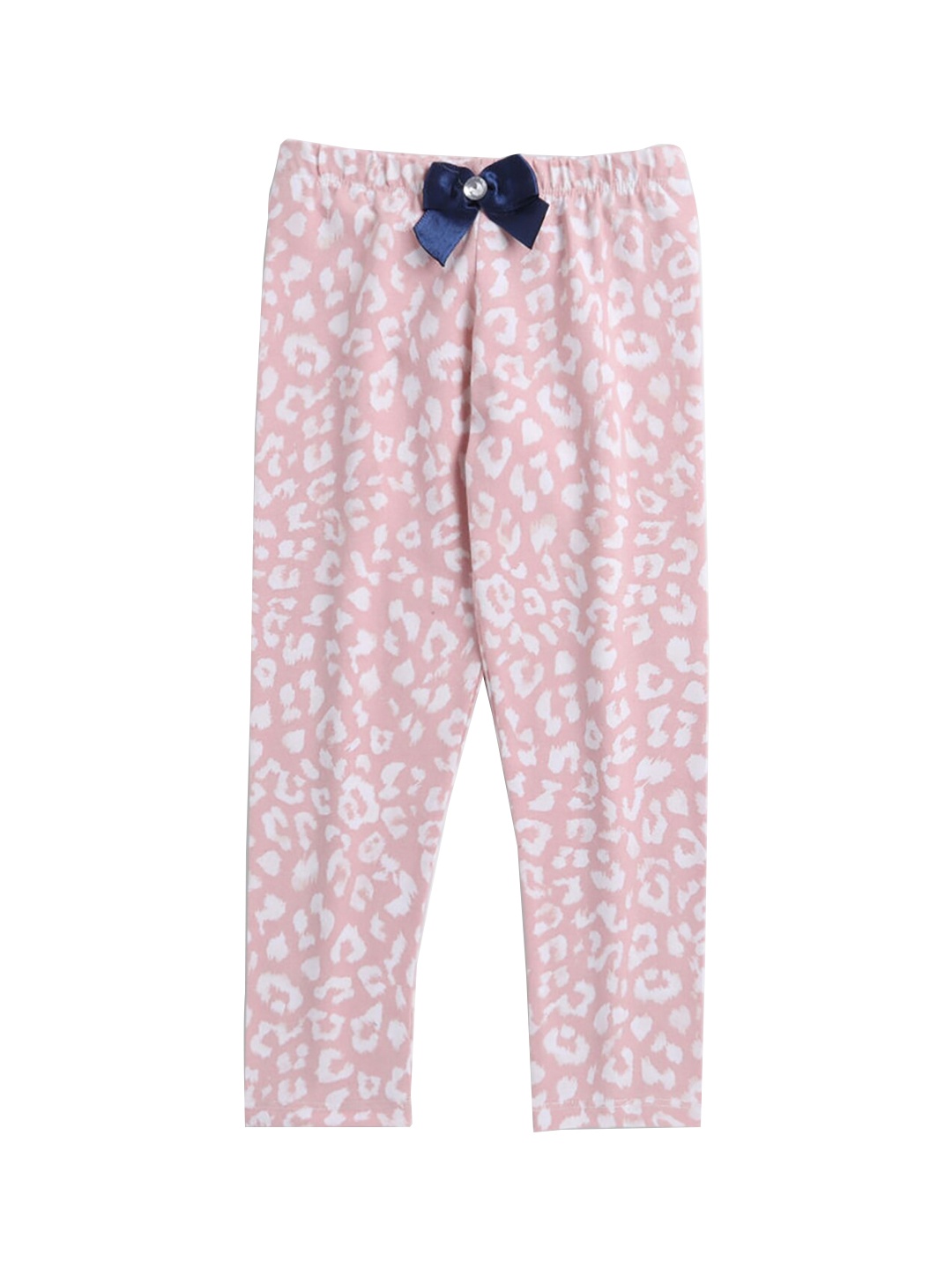 

Hopscotch Girls Pink Printed Ankle Length Leggings