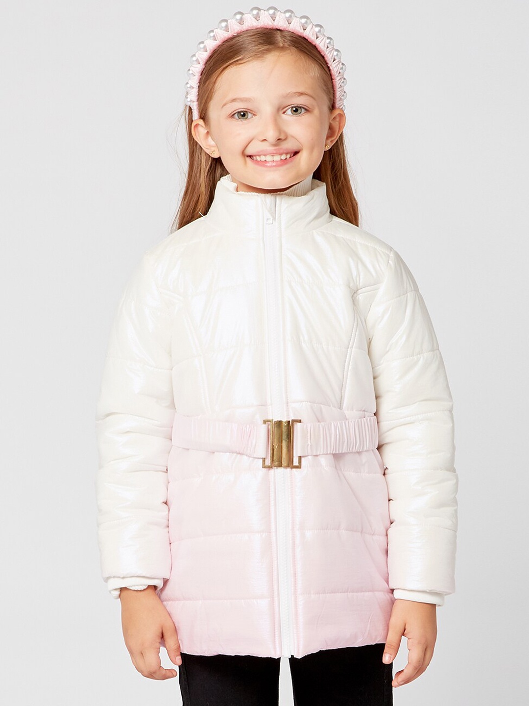 

One Friday Girls Pink Ombre Lightweight Puffer Jacket