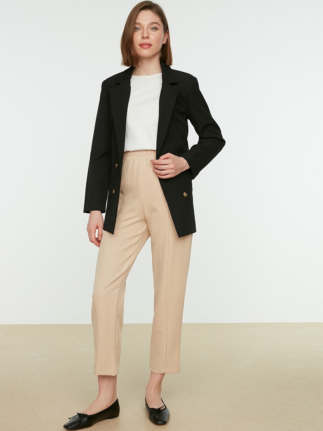 Trendyol Women Beige Trousers