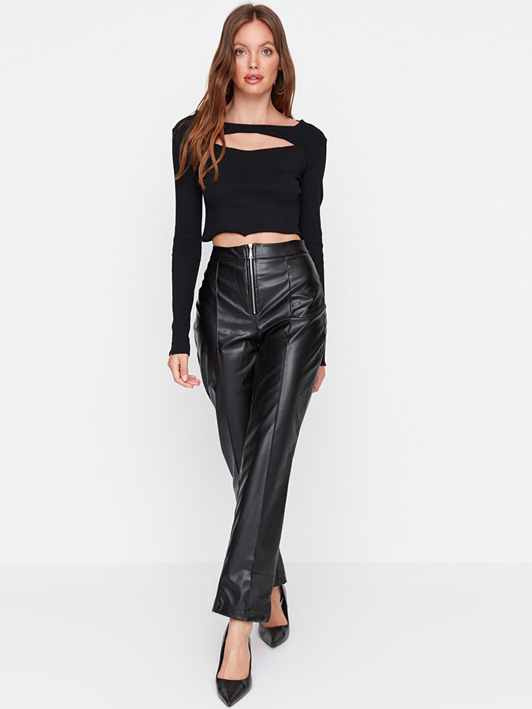 

Trendyol Women Black Trousers