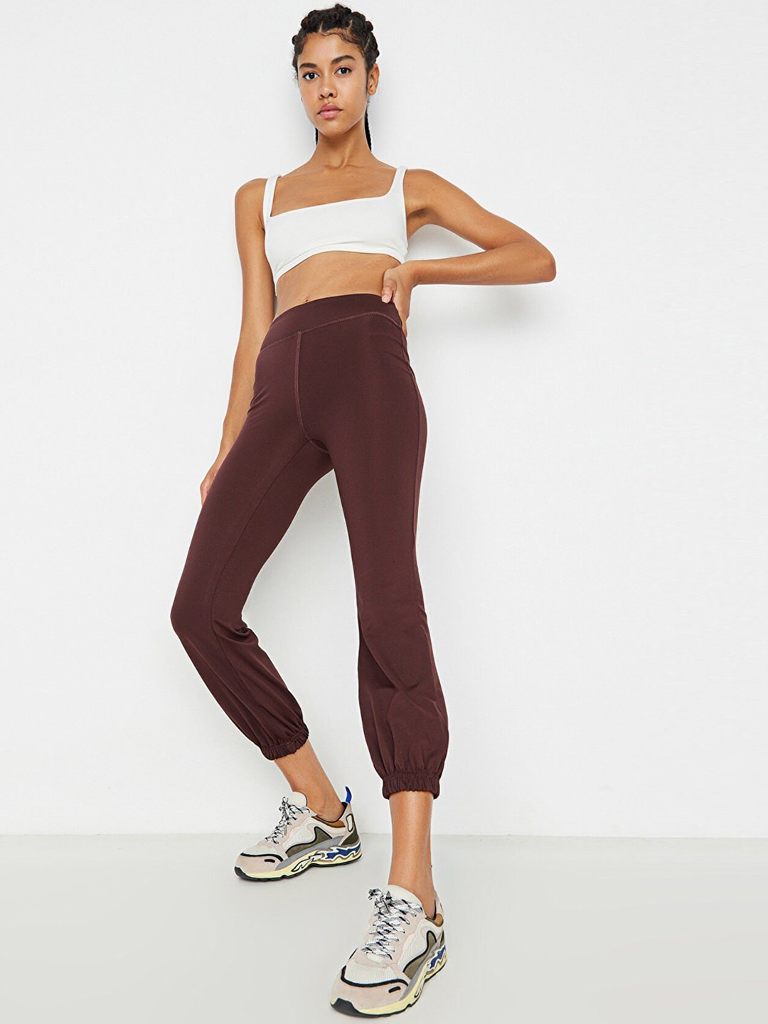 

Trendyol Women Brown Joggers Trousers