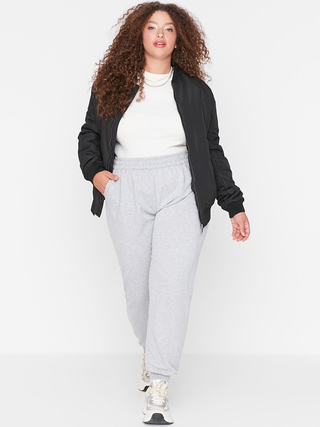 

Trendyol Women Grey Joggers Trousers