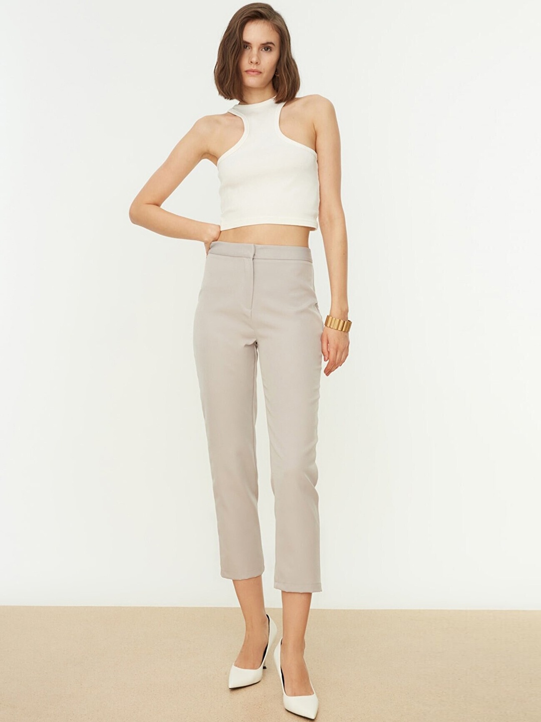 

Trendyol Women Grey Trousers
