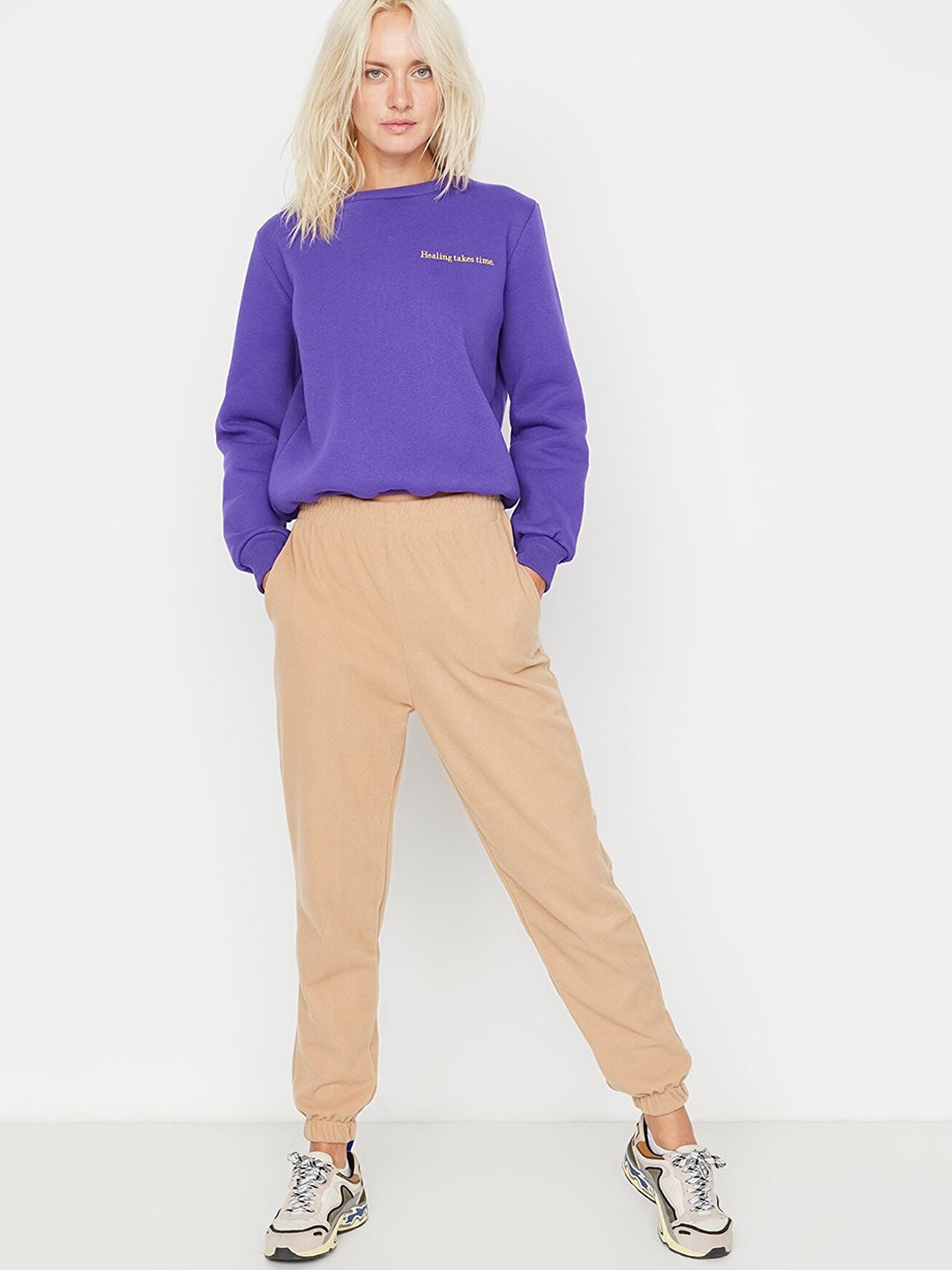 

Trendyol Women Beige Joggers