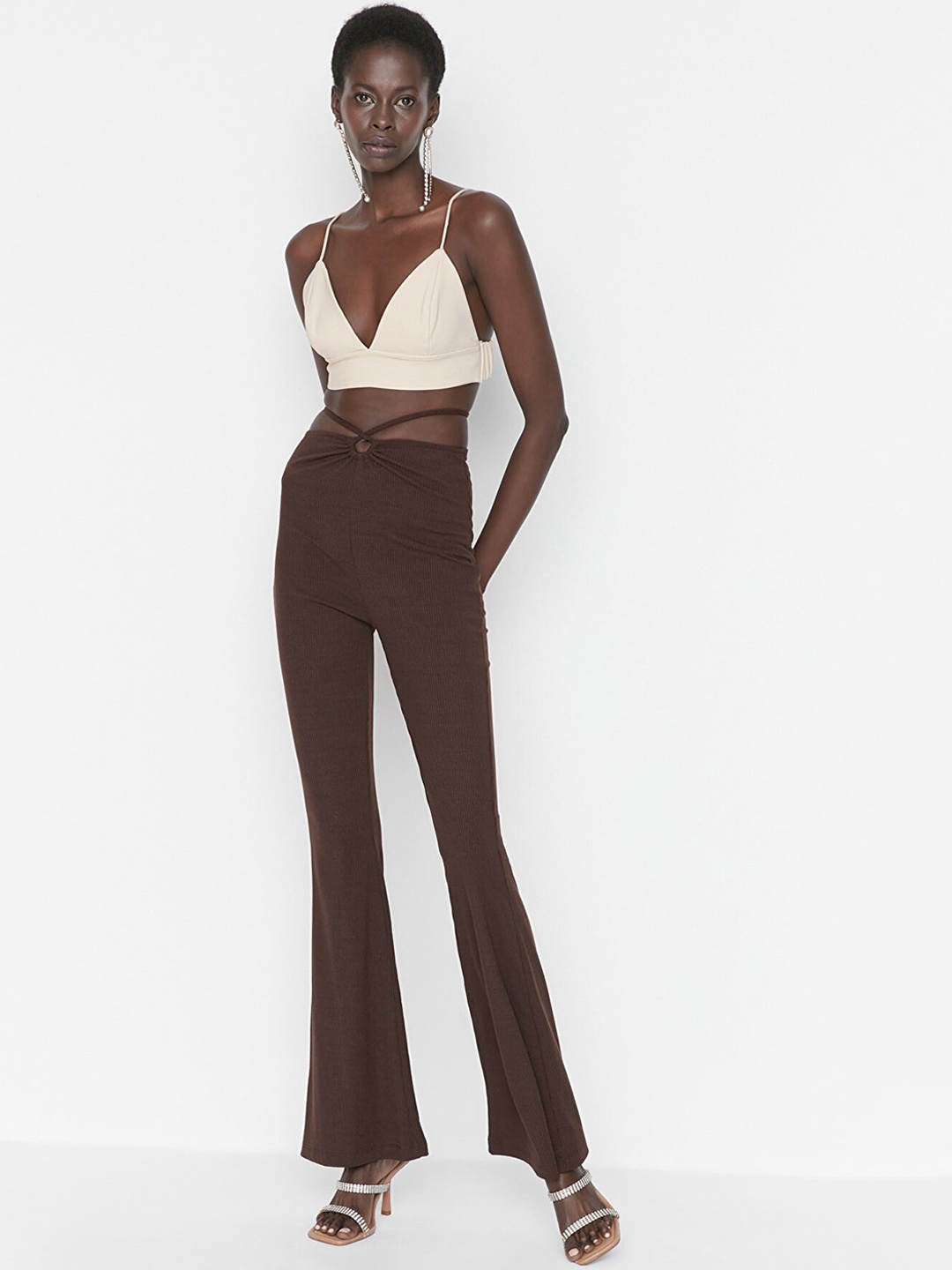 

Trendyol Women Brown Trousers