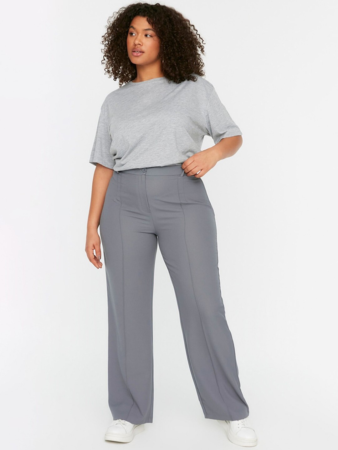 

Trendyol Women Grey Trousers