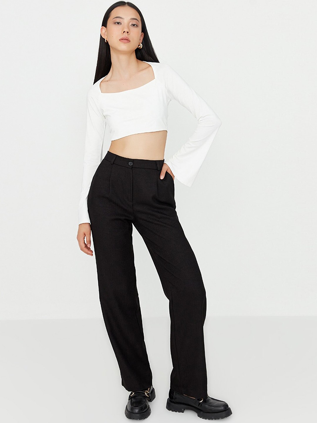 

Trendyol Women Black Trousers