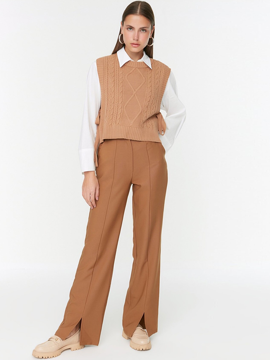 

Trendyol Women Brown Trousers