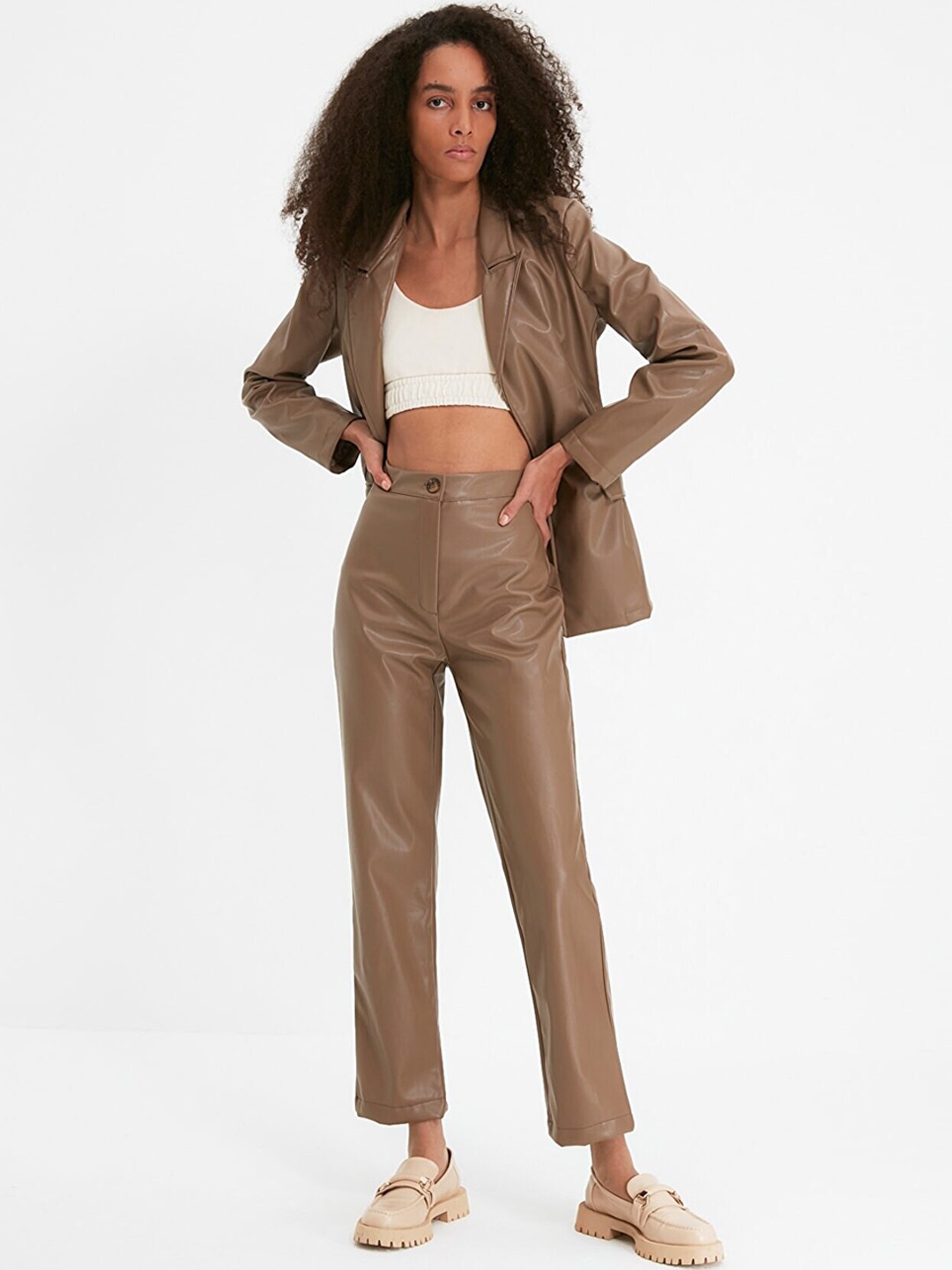 

Trendyol Women Brown Trousers