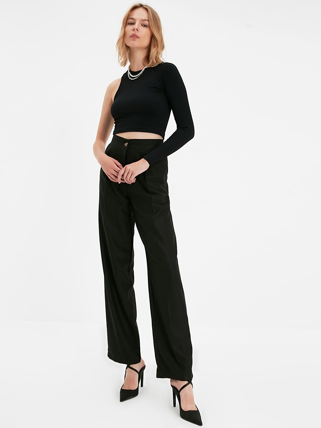 Trendyol Women Black Trousers