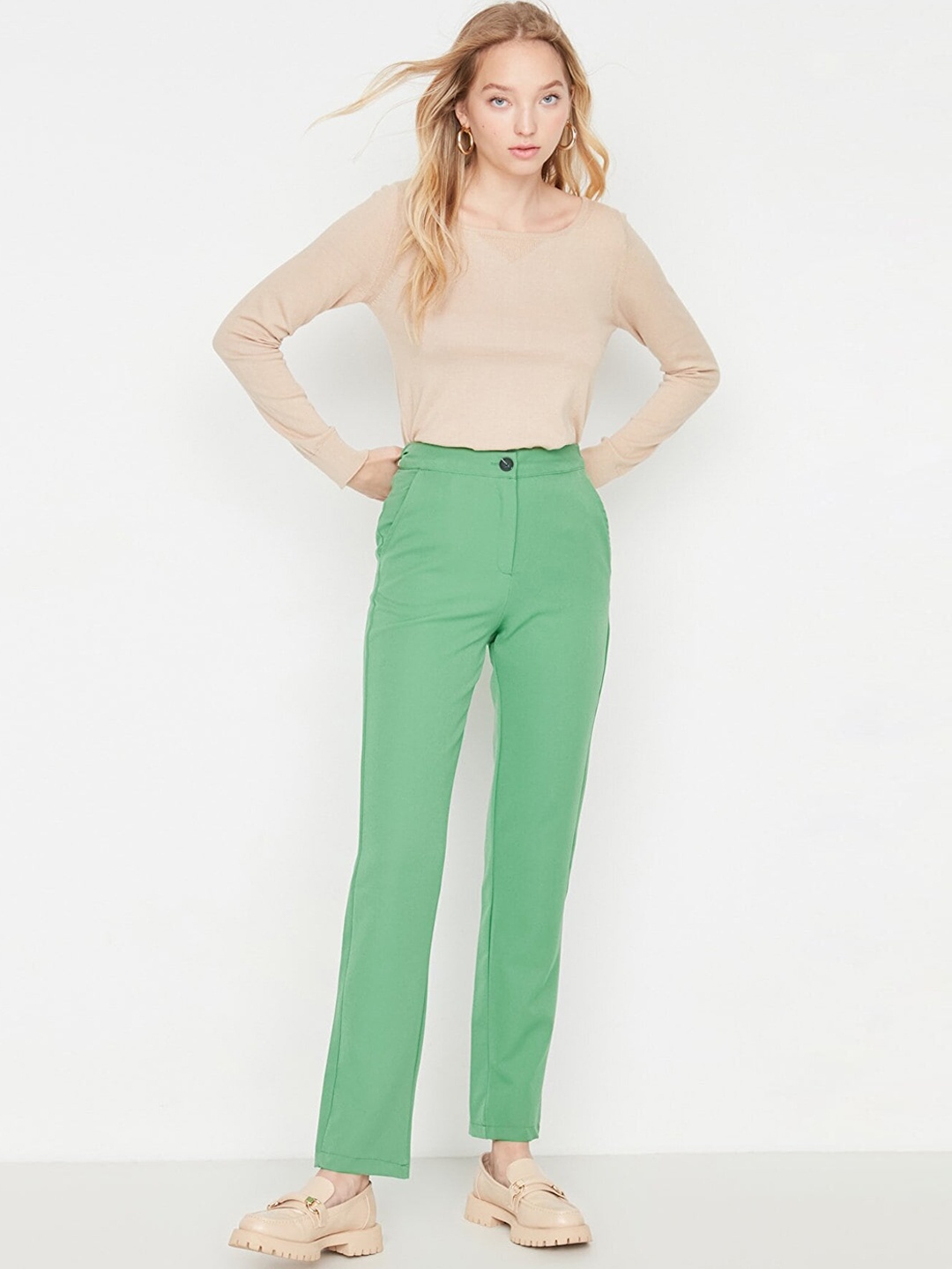 

Trendyol Women Green Trousers