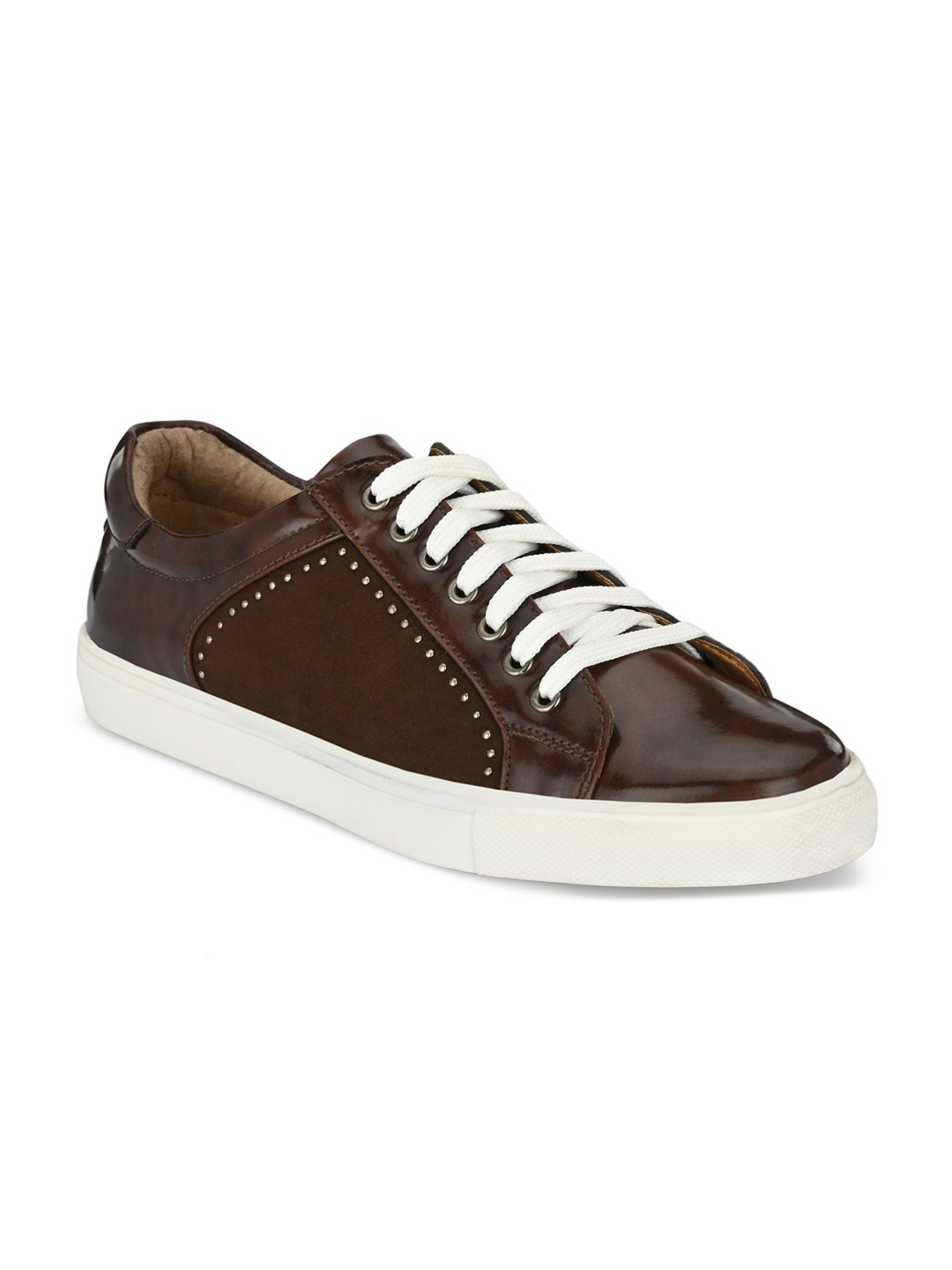 

KLEAT Men Brown Colourblocked Sneakers