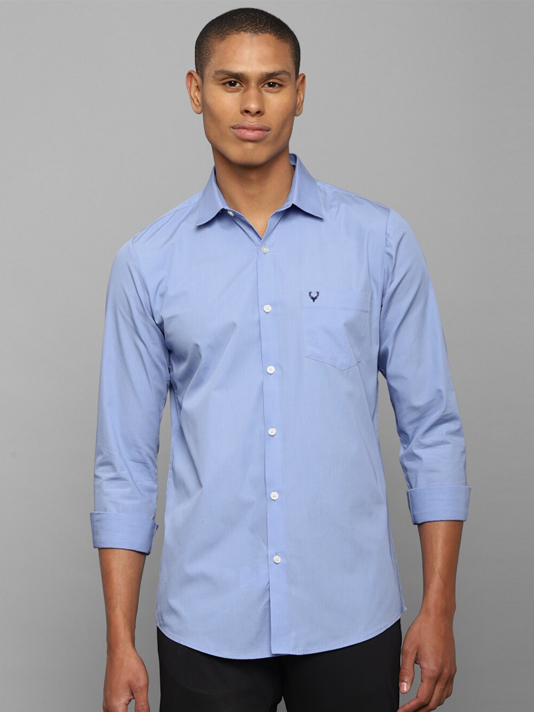 

Allen Solly Men Blue Slim Fit Casual Shirt
