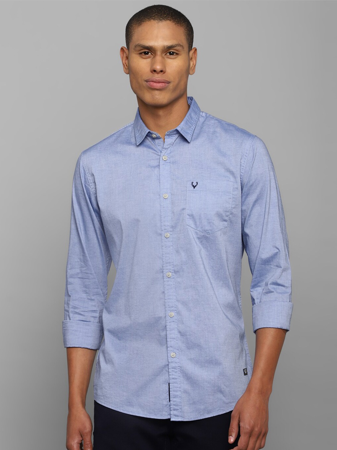 

Allen Solly Sport Men Blue Casual Cotton Shirt