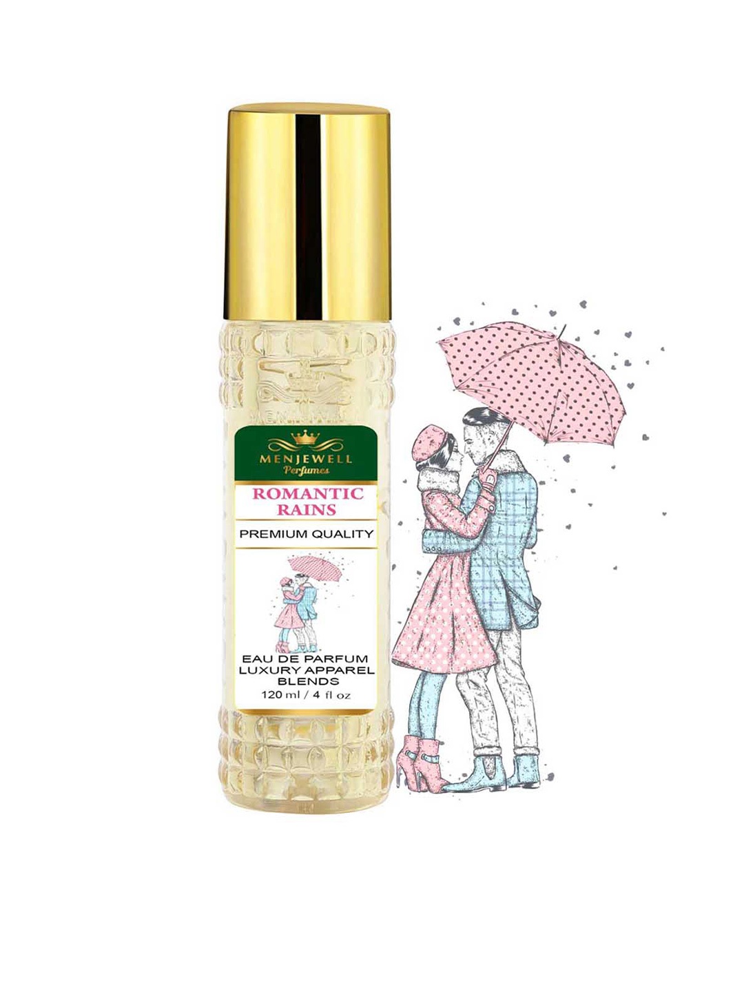 

Menjewell Unisex Romantic Rain Perfume 120 ml, Yellow