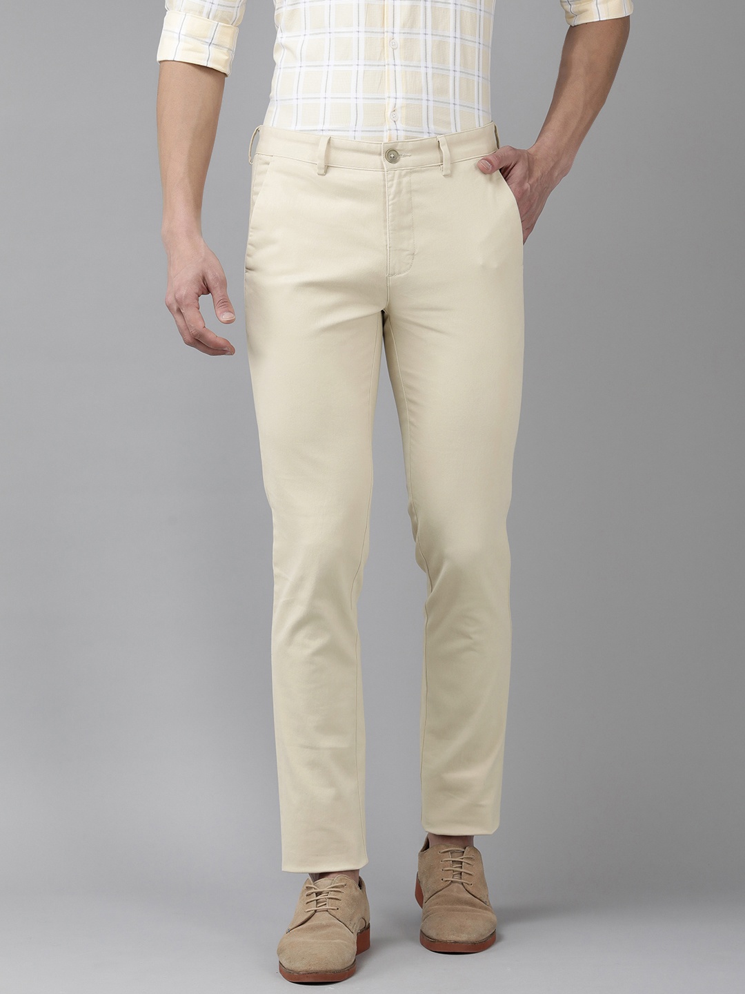 

Park Avenue Men Beige Neo Fit Chinos