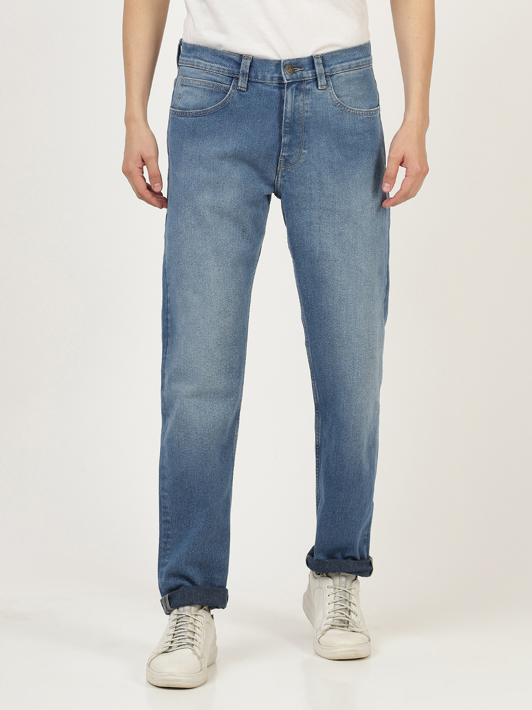 

Lee Men Blue Comfort Heavy Fade Stretchable Jeans