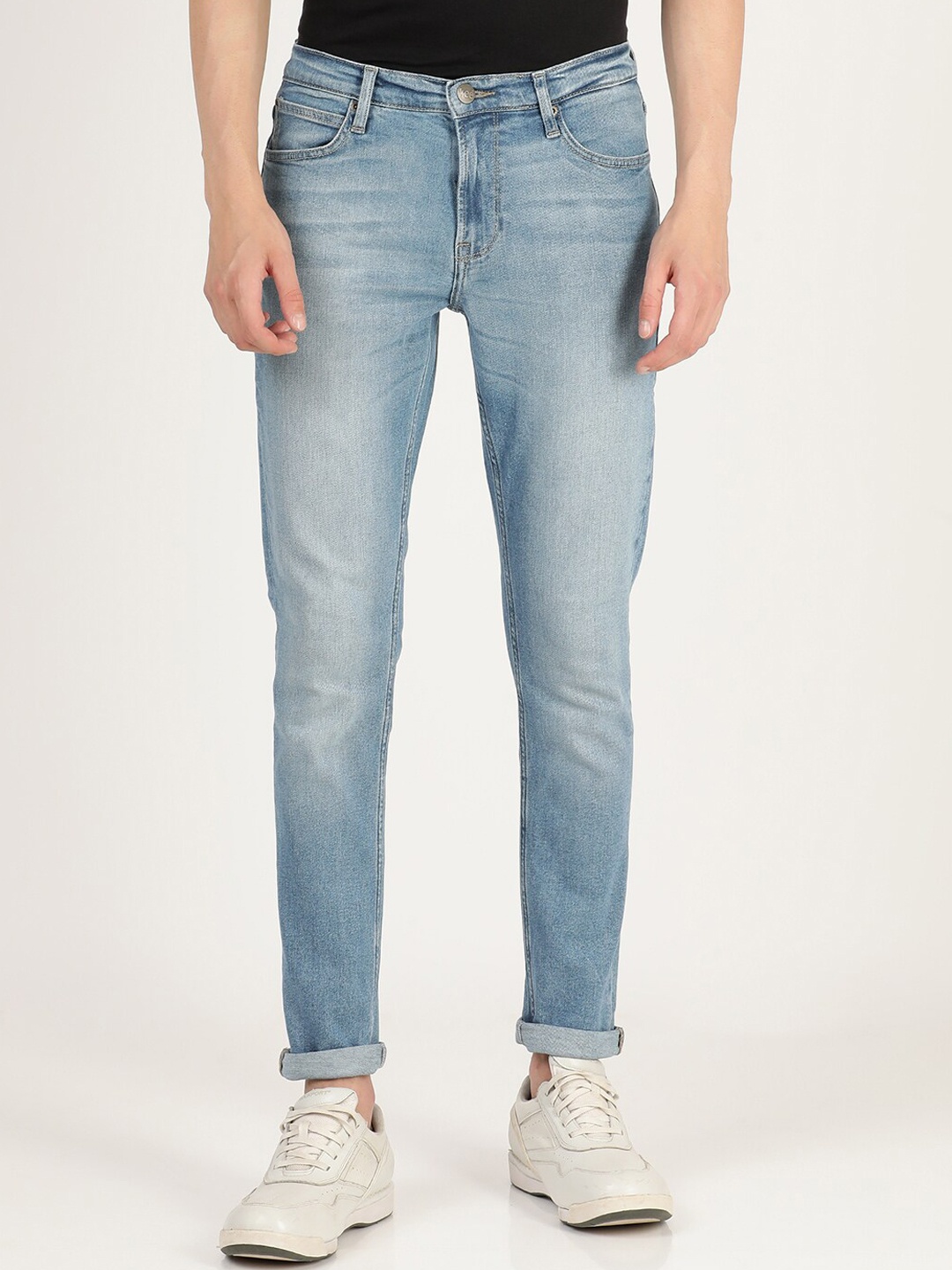 

Lee Men Blue Bruce Heavy Fade Stretchable Jeans