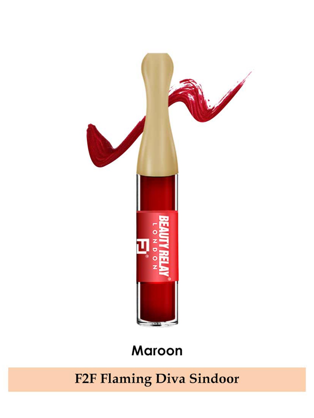 

BeautyRelay London Maroon F2F Flaming Diva Liquid Sindoor